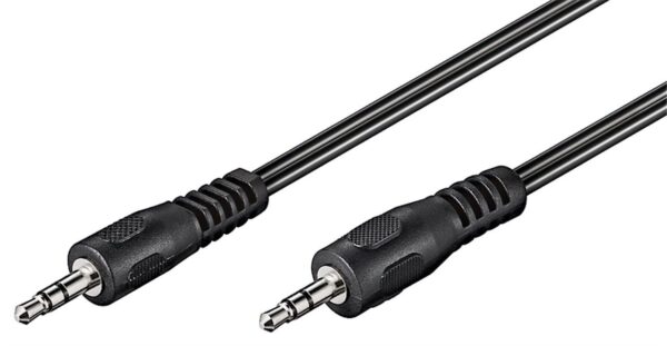 original Goobay | AUX audio connector cable | 50449 | 3.5 mm male (3-pin, stereo) | 3.5 mm male (3-pin, stereo)